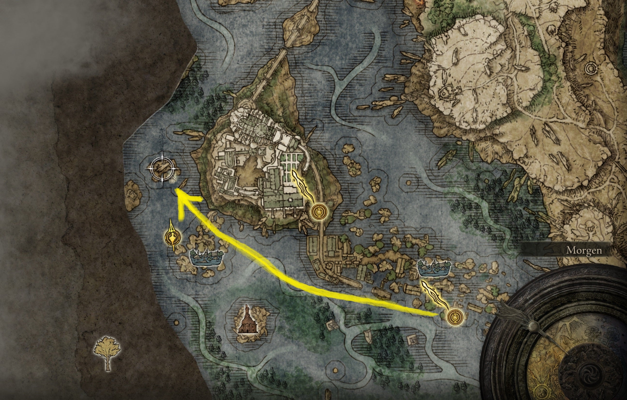 Elden Ring Schlüssel für Akademie am Treffpunkt finden, Ruinen von Laskyar Eurogamer.de